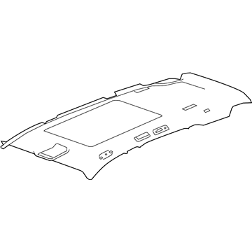 GM 84618778 Headliner, Black 84618778 GM Headliner, Black Illustration 1 of 1