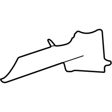GM 15116564 Knee Bolster 15116564 GM Knee Bolster Illustration 1 of 1