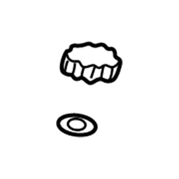 GM 93439687 Filler Cap 93439687 GM Filler Cap Illustration 1 of 1