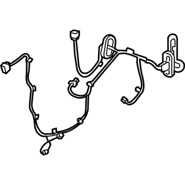 20812405 GM Wire Harness, Rear Driver Side Illustration 1 of 1