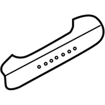 Chevy Aveo Interior Door Handle - 96378563