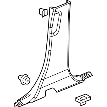 23238810 GM Lower Center Pillar Trim, Inner Passenger Side Illustration 1 of 1