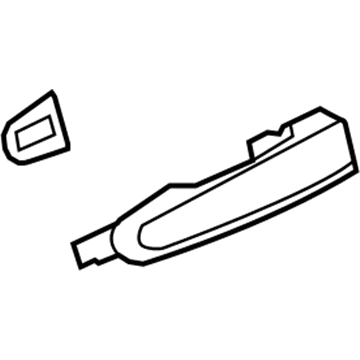 13577719 GM Handle, Outside, Rear Illustration 1 of 1