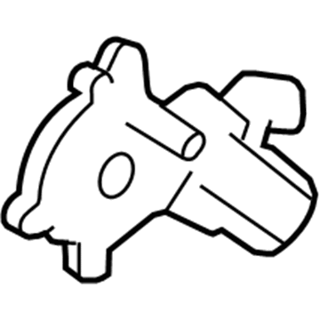 15255451 GM Window Motor, Front Passenger Side Illustration 1 of 1