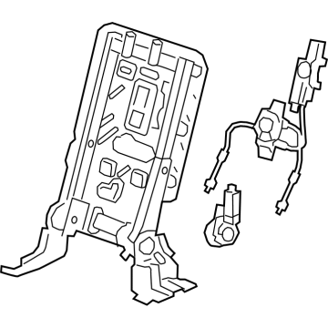 GM 85110565 Panel Assembly-3RD Row Seat Back 85110565 GM Panel Assembly-3RD Row Seat Back Illustration 1 of 1