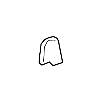 GM 26422112 Cover, Folding Rear Seat 26422112 GM Cover, Folding Rear Seat Illustration 1 of 1