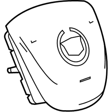 GM 23504822 Front Sensor, Jet Black 23504822 GM Front Sensor, Jet Black Illustration 1 of 1
