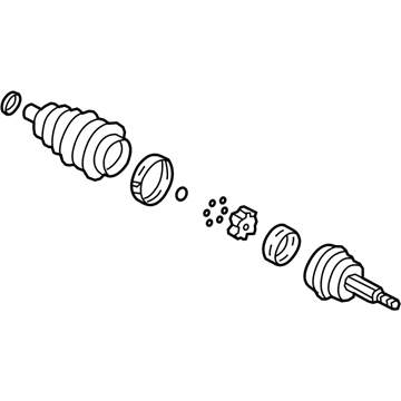 GM 19150281 Outer CV Joint, Front 19150281 GM Outer CV Joint, Front Illustration 1 of 1