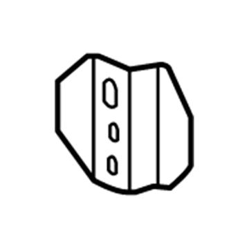 GM 97246391 Back Panel Center Bracket 97246391 GM Back Panel Center Bracket Illustration 1 of 1