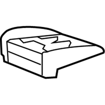 GM 25789849 Seat Cushion Pad 25789849 GM Seat Cushion Pad Illustration 1 of 1