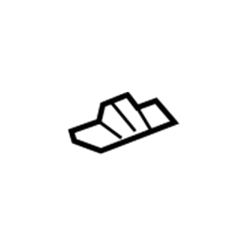 GM 25648693 Rocker Molding Retainer 25648693 GM Rocker Molding Retainer Illustration 1 of 1