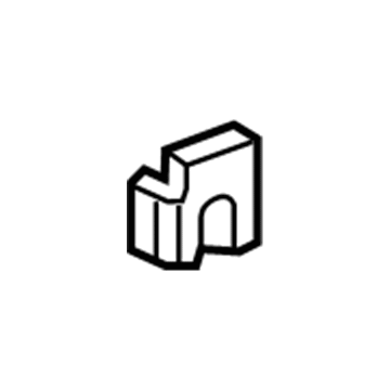 GM 20911453 Tie Down Hook Cover, Rear 20911453 GM Tie Down Hook Cover, Rear Illustration 1 of 1