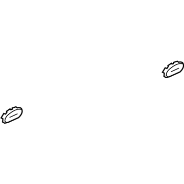 GM 25940091 Upper Trim Panel Cap, Rear 25940091 GM Upper Trim Panel Cap, Rear Illustration 1 of 1