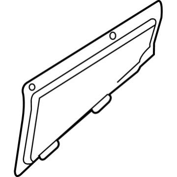 GM 84467938 Upper Insulator, Rear Driver Side 84467938 GM Upper Insulator, Rear Driver Side Illustration 1 of 1