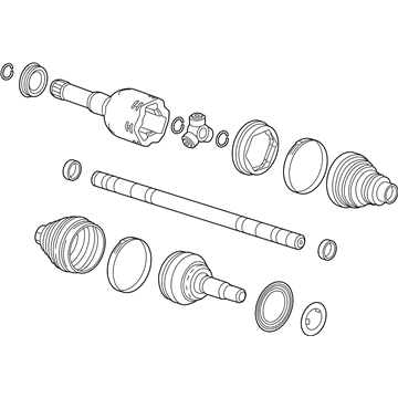 Chevy 84227212 Axle Assembly
