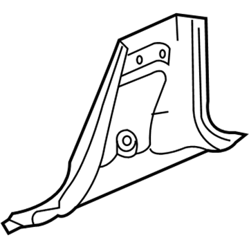 20936339 GM Lower Reinforcement, Driver Side Illustration 1 of 1
