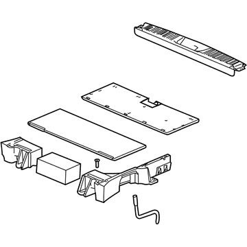 GM 15825469 Trim Panel Assembly, Gray 15825469 GM Trim Panel Assembly, Gray Illustration 1 of 1