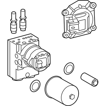 Chevy Tahoe ABS Pump And Motor Assembly - 25914986