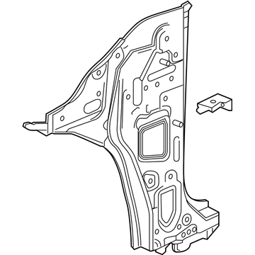 Cadillac 42794528 Inner Hinge Pillar