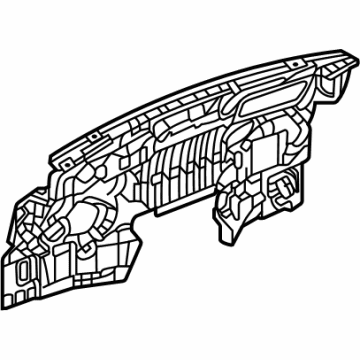 84601936 GM Barrier Illustration 1 of 1