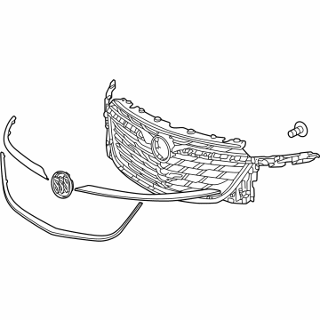Buick 87858077 Grille Assembly