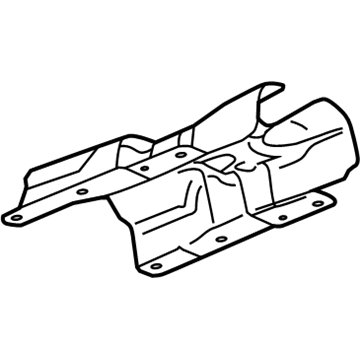 GM 23302227 Heat Shield 23302227 GM Heat Shield Illustration 1 of 1