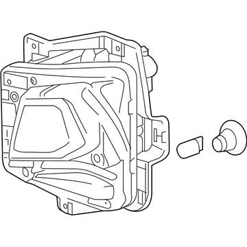 Chevy 87846088 Headlamp Assembly