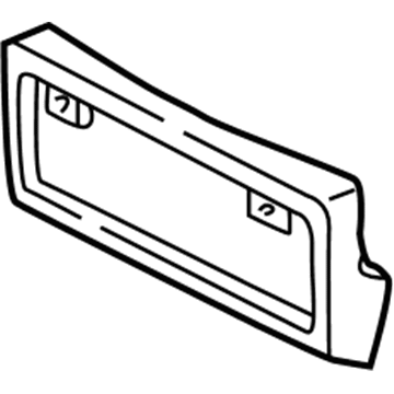 Chevy 15597389 License Bracket
