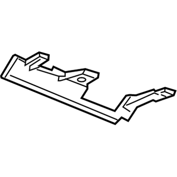 GM 84379859 Air Deflector, Rear Driver Side 84379859 GM Air Deflector, Rear Driver Side Illustration 1 of 1