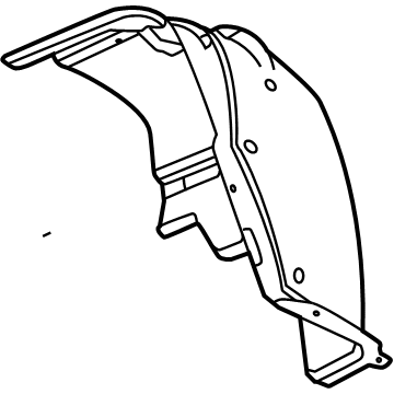 GMC Sierra EV Fender Splash Shield - 86567555