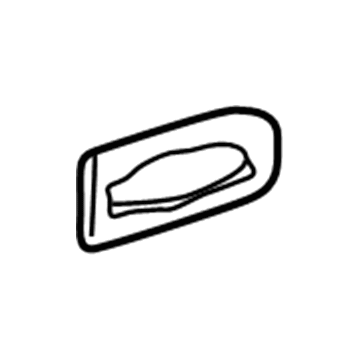 GM 88971434 Handle, Outside Rear Seal 88971434 GM Handle, Outside Rear Seal Illustration 1 of 1