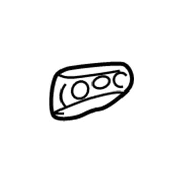 GM 88969864 Handle, Outside Cover 88969864 GM Handle, Outside Cover Illustration 1 of 1