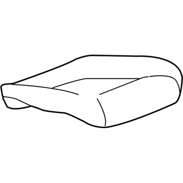 95086340 GM Cushion Cover, Titanium Illustration 1 of 1