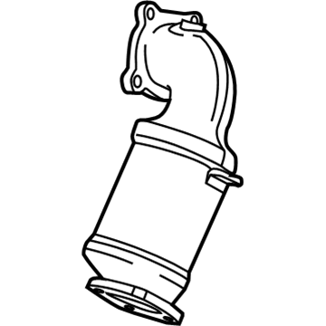 GM 19420223 Catalytic Converter 19420223 GM Catalytic Converter Illustration 1 of 1