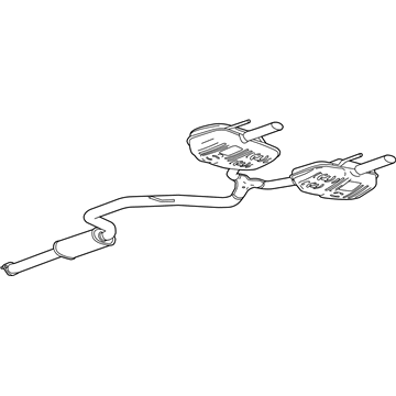 Buick 23369183 Center Pipe
