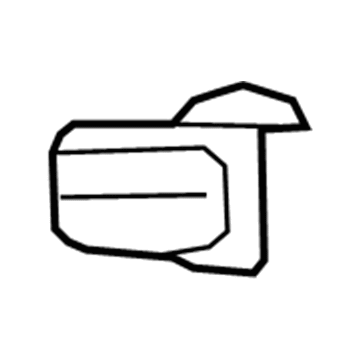 GM 15895323 Paddle Switch, Passenger Side 15895323 GM Paddle Switch, Passenger Side Illustration 1 of 1