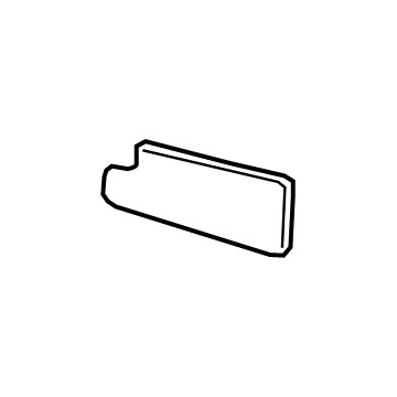 84468913 GM Mirror Glass, Rear Lower Passenger Side Illustration 1 of 1