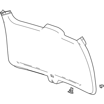 GM 85144845 Lower Trim Panel, Jet Black 85144845 GM Lower Trim Panel, Jet Black Illustration 1 of 1