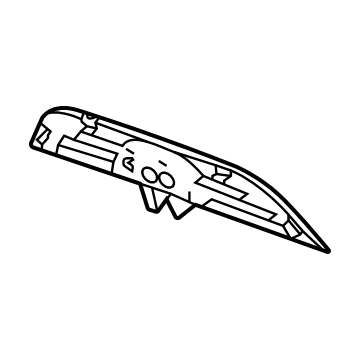 GM 84894917 Latch Cover, Lower Driver Side 84894917 GM Latch Cover, Lower Driver Side Illustration 1 of 1
