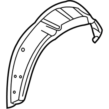 Pontiac 21994368 Outer Wheelhouse