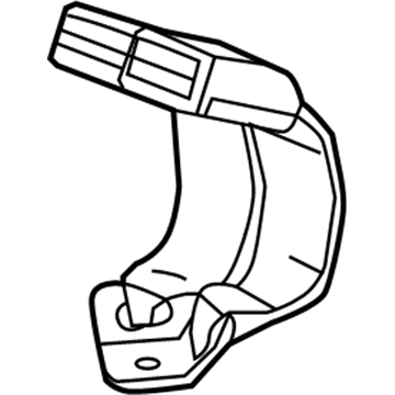 GM 42703348 Buckle, Black, Rear Passenger Side 42703348 GM Buckle, Black, Rear Passenger Side Illustration 1 of 1