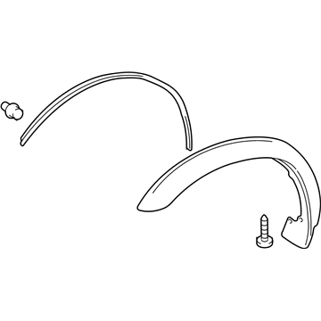 Chevy 30025192 Wheel Flare