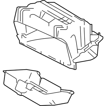 GM 19316775 Storage Compart 19316775 GM Storage Compart Illustration 1 of 1