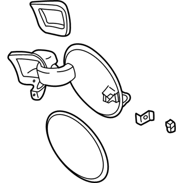 Saturn Fuel Door - 22674248