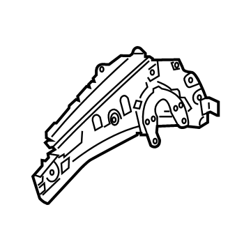 42691525 GM Upper Rail, Front Passenger Side Illustration 1 of 1