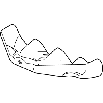GM 12673965 Heat Shield, Lower 12673965 GM Heat Shield, Lower Illustration 1 of 1