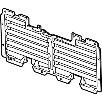 84378163 GM Radiator Shutter Assembly, Front Illustration 1 of 1