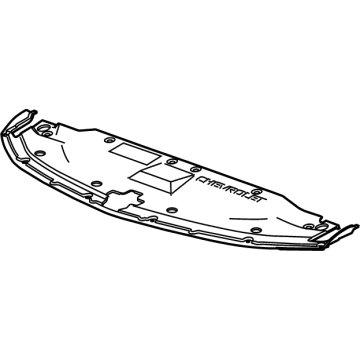 84163661 GM Sight Shield, Front Illustration 1 of 1