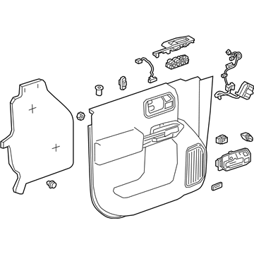 GMC 85654895 Door Trim Panel