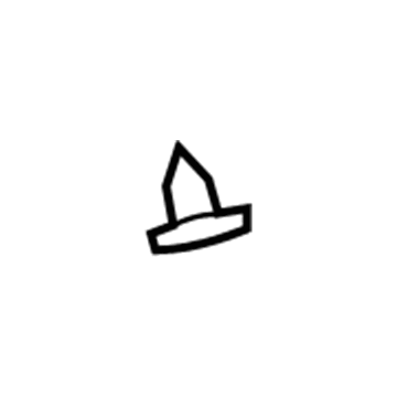 GM 11589176 Rocker Molding Retainer 11589176 GM Rocker Molding Retainer Illustration 1 of 1